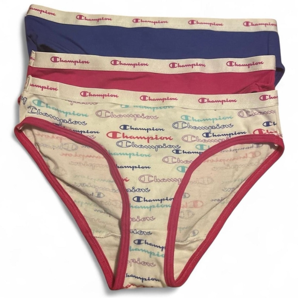 Girls Champion briefs, set of 3, size medium